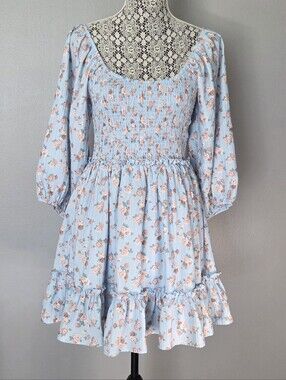 Altar'd State The Tori Smocked Floral Dress